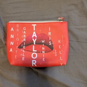 Annabelle Red Cosmetic Bag